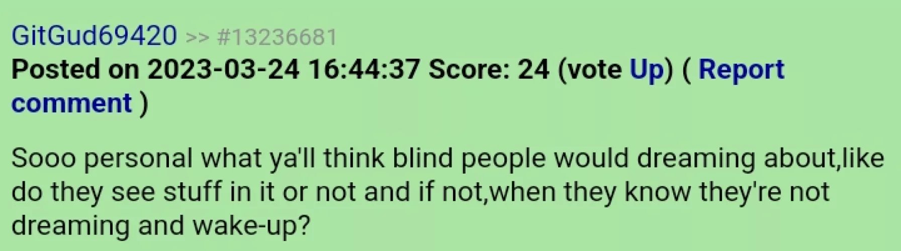 Great question, horrible place