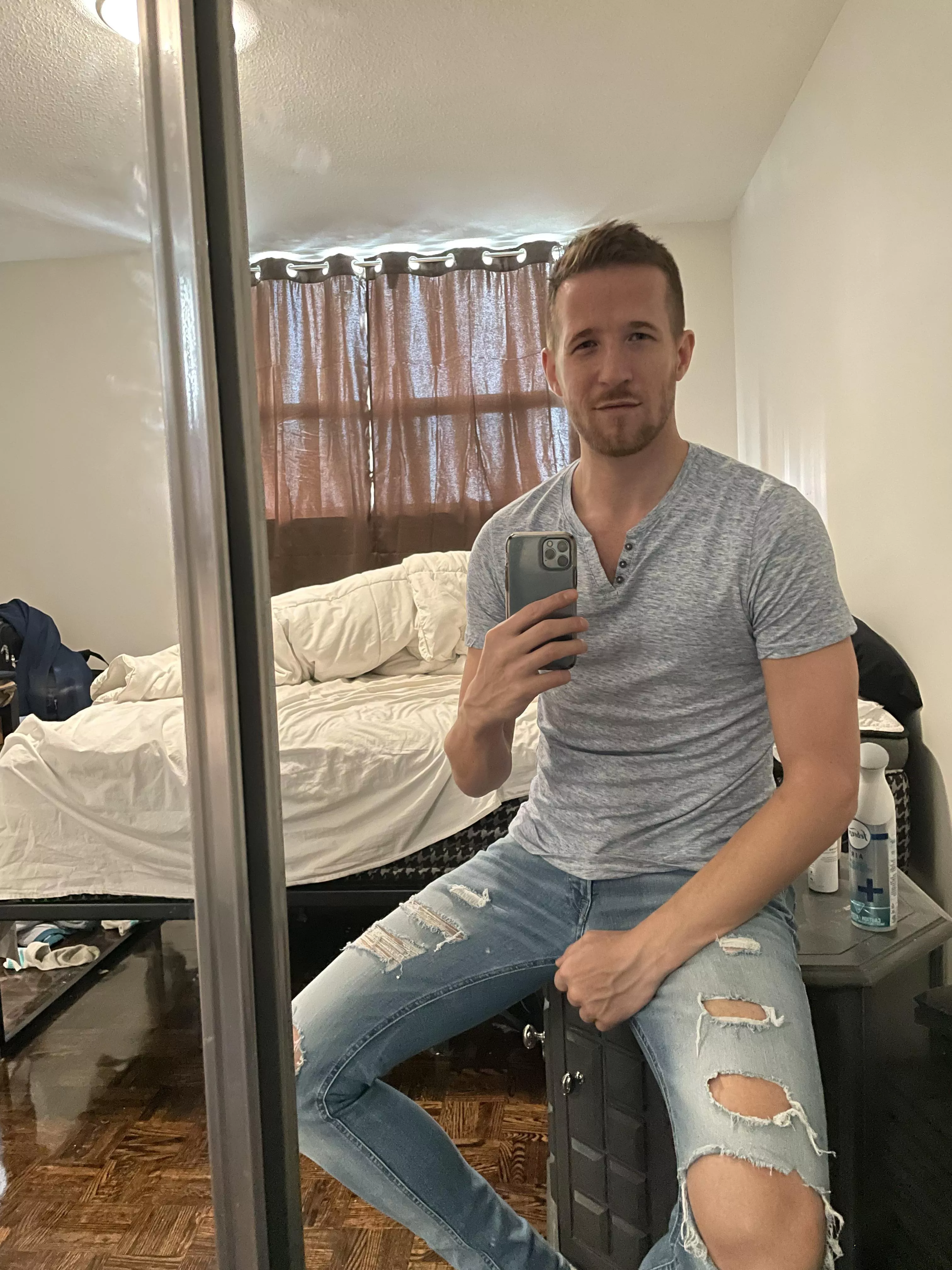 Hey guys! I’m dressed for summer but it’s not quite there yet. Who lives somewhere warm? 🫠😜🤪🥵