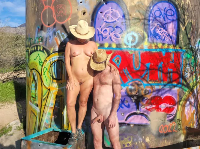 I went on a Naked Adventure last weekend and was happy to run into a friend along the way…