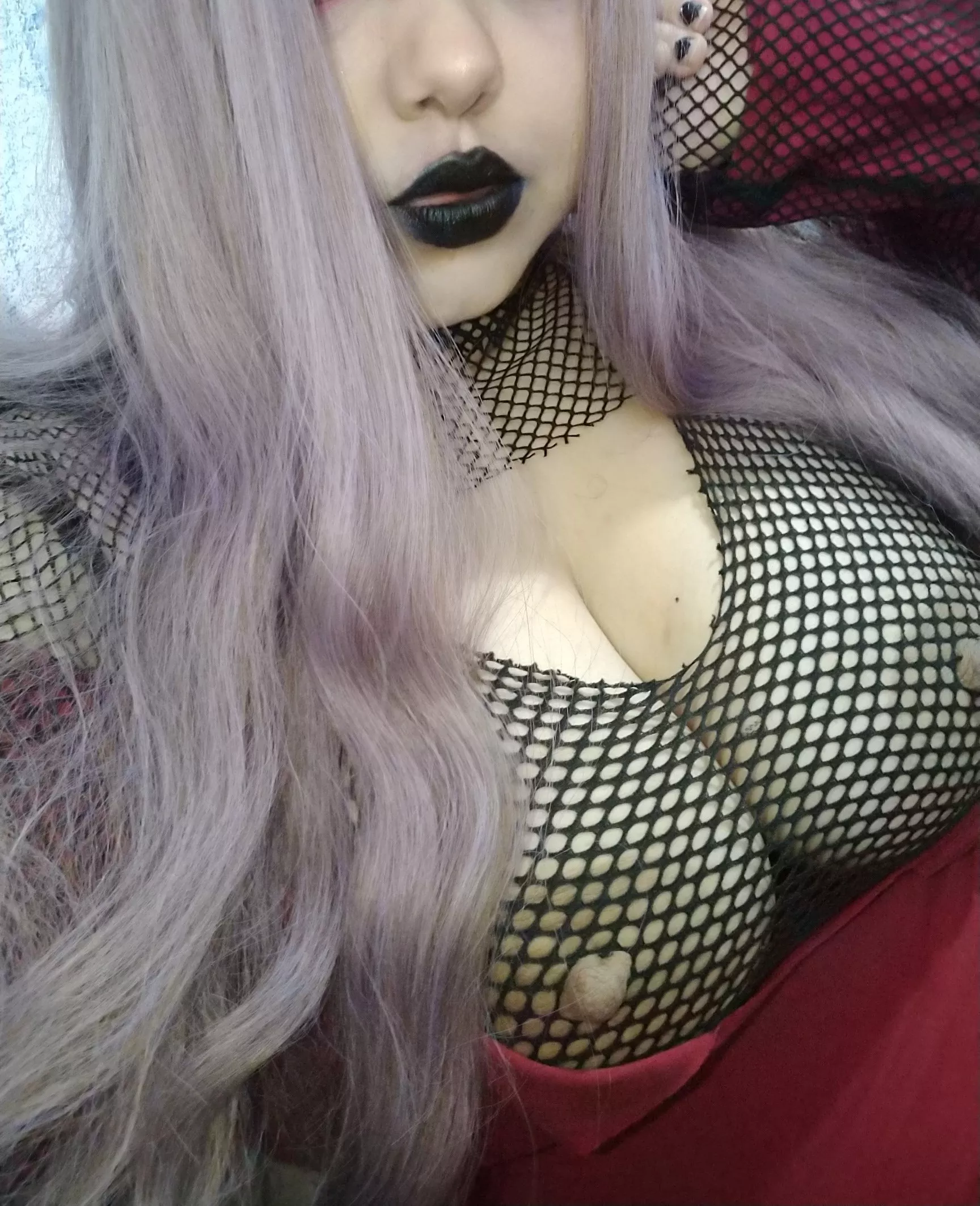 [image] chubby goth girl
