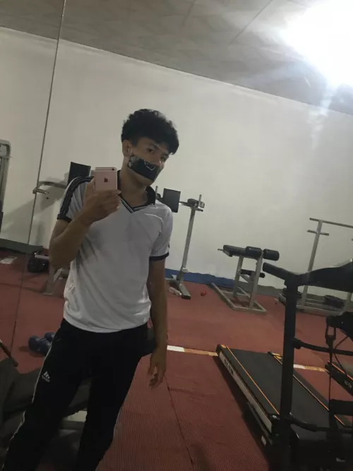 Just another day at the Gym.