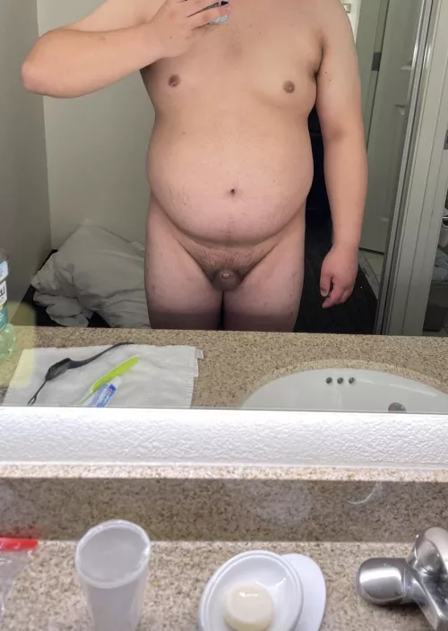 just chilling at a hotel