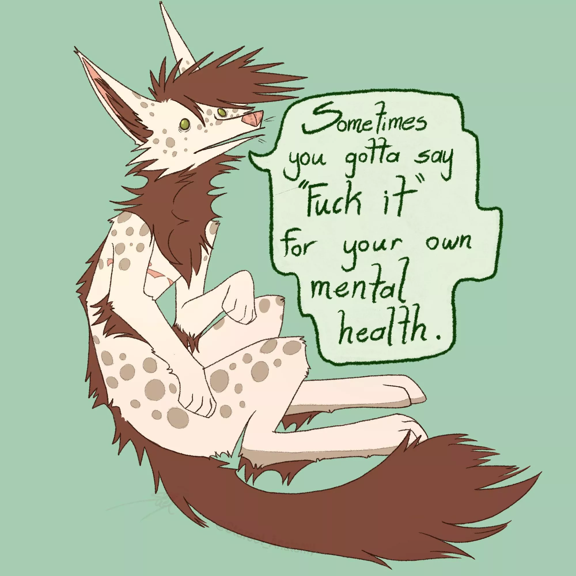 Mental health matters (Art by me)