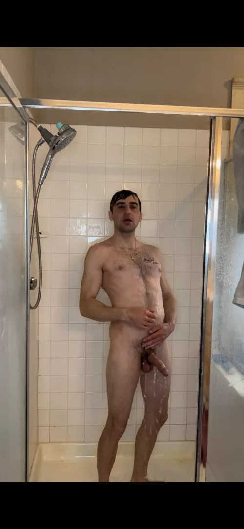 My dick needed some shower power