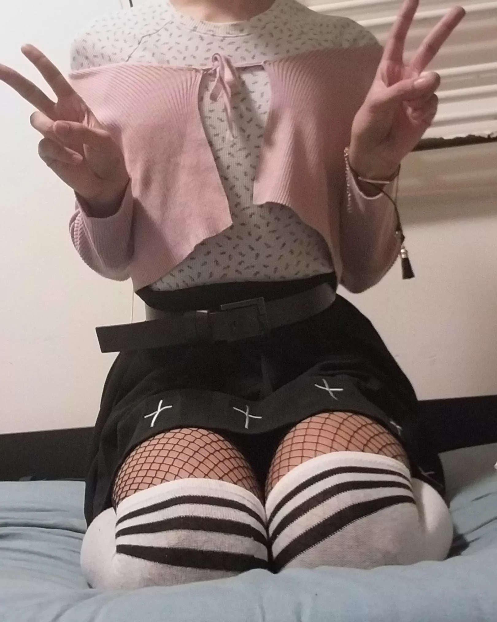 my outfit for femboy friday. Do you like it? 😚