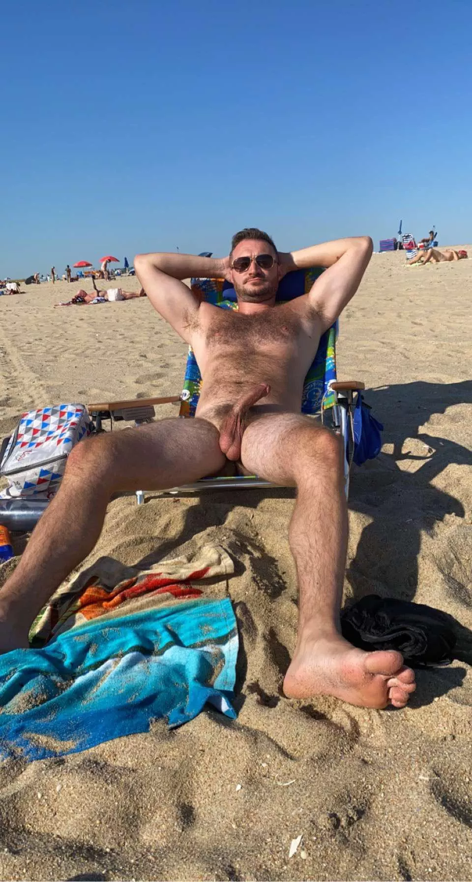 Naked beach monkey