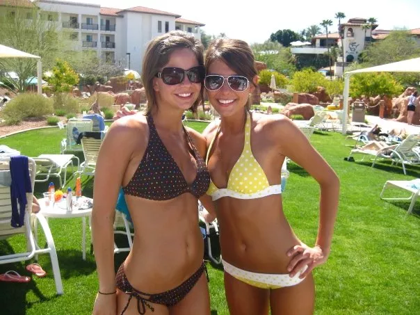 Resort bikini green grass