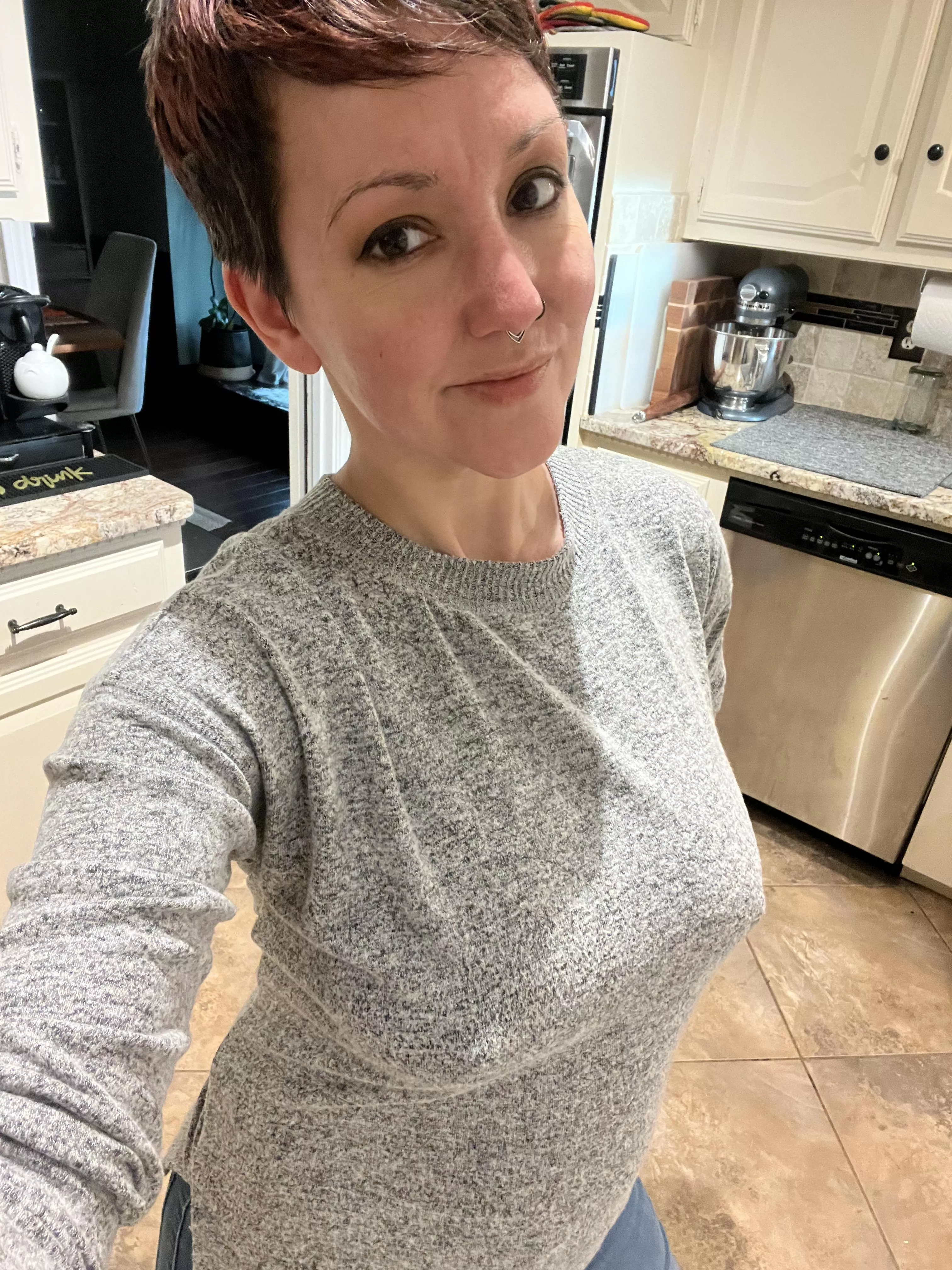 Step 1: get home. Step 2: remove bra.