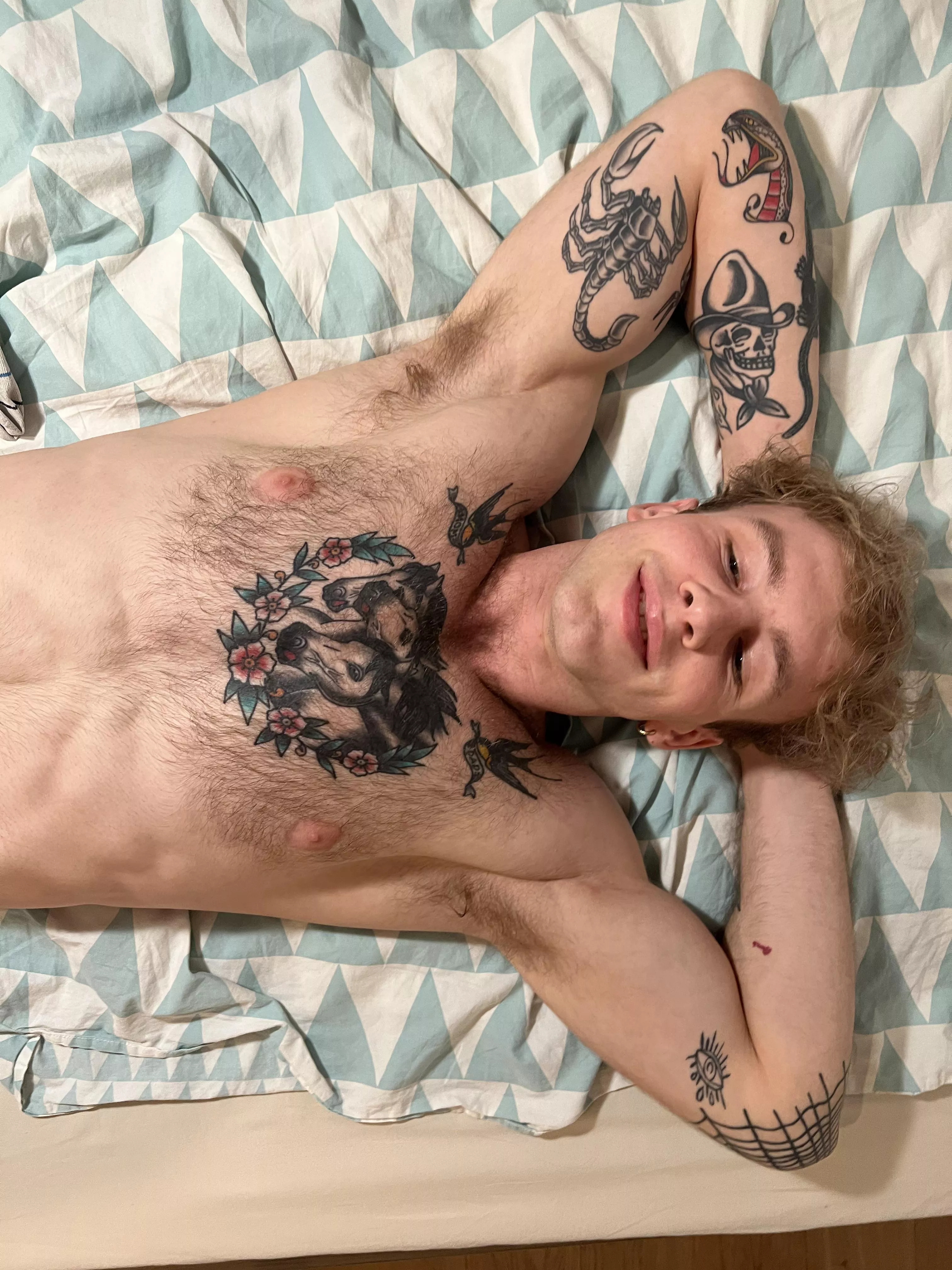 Wanna lay with me?