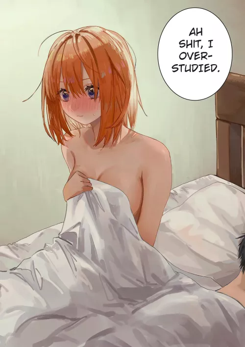 Yotsuba has overstudied