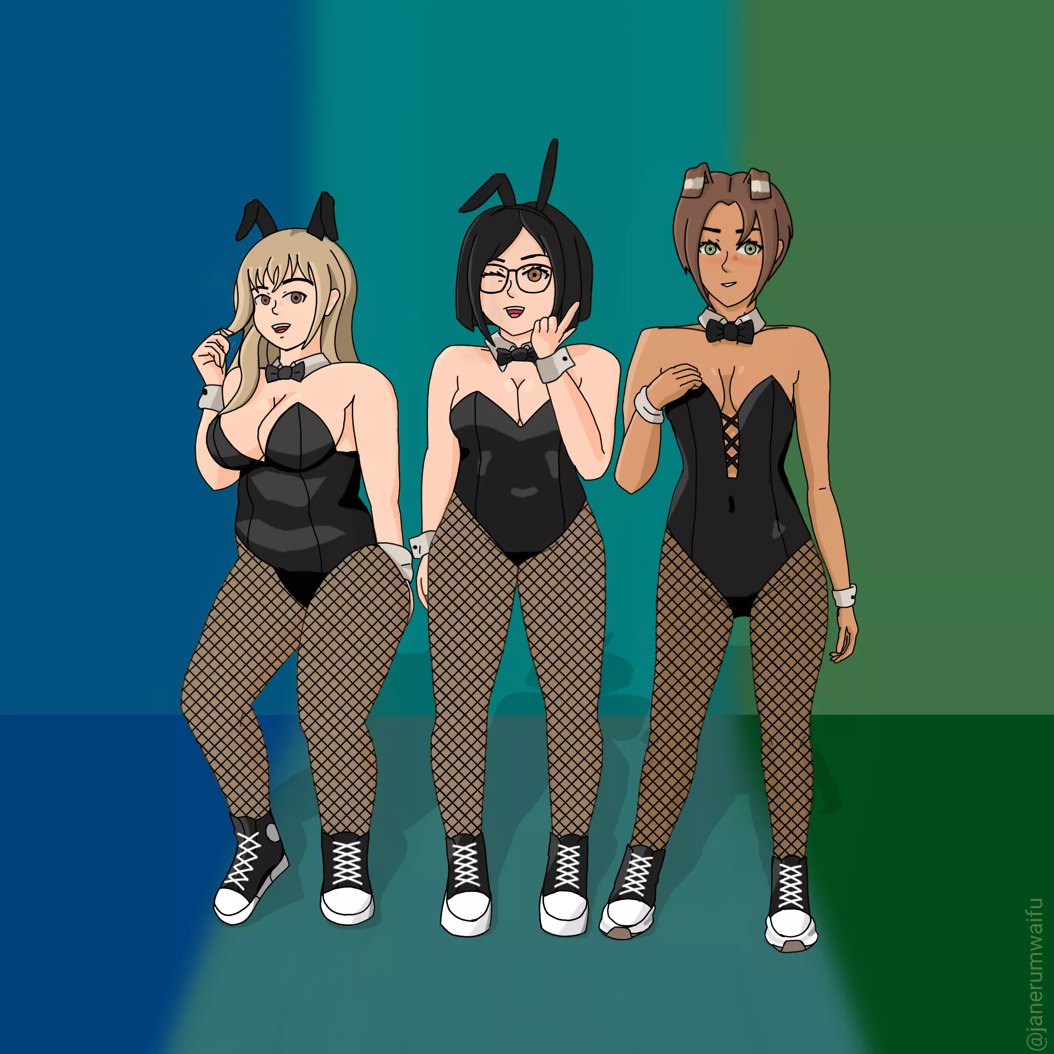 3 Bunny Girls [Original]