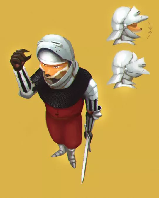 Armoured fox of mine