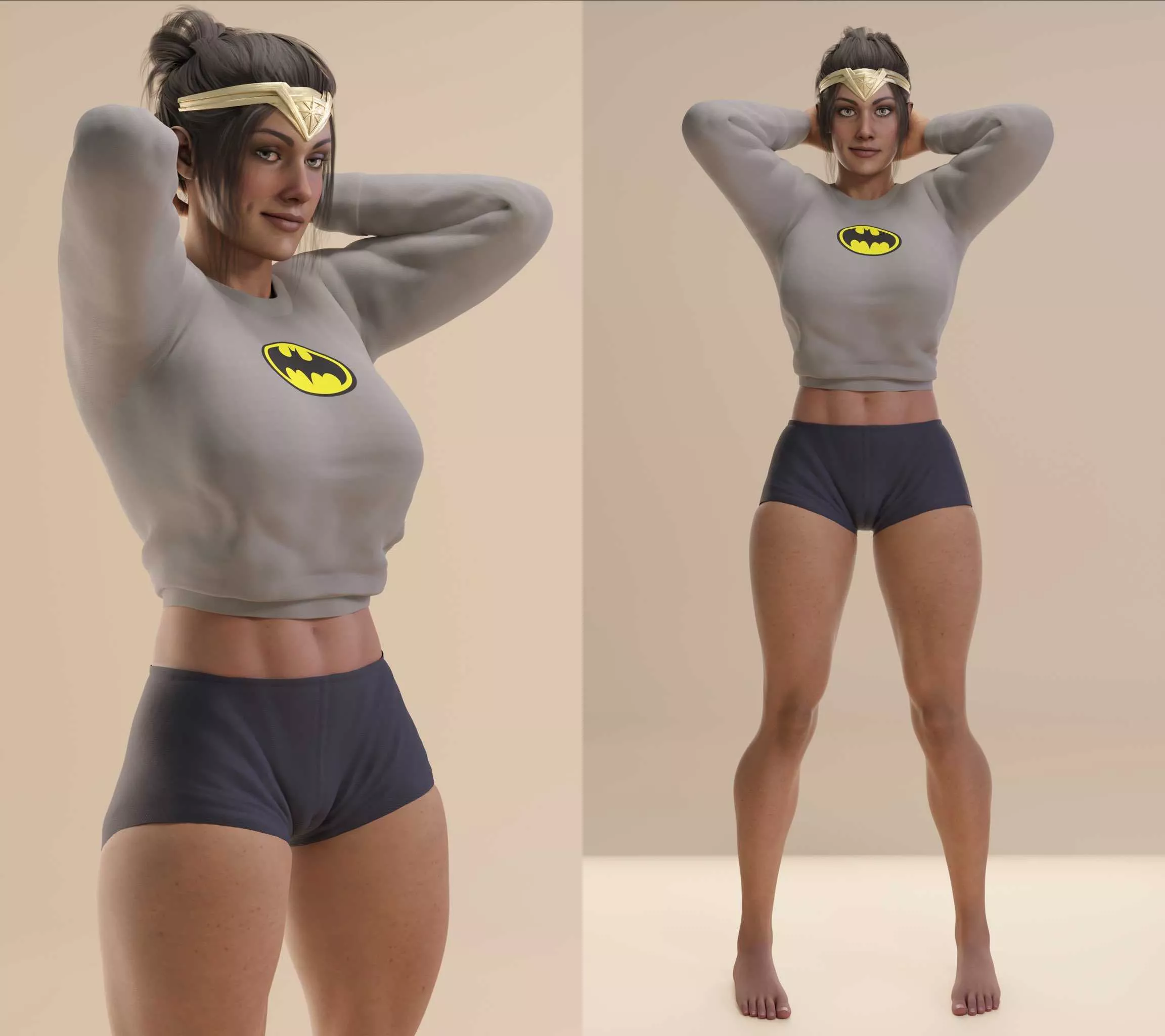 Casual Wonder Woman (emberstock) [DC]