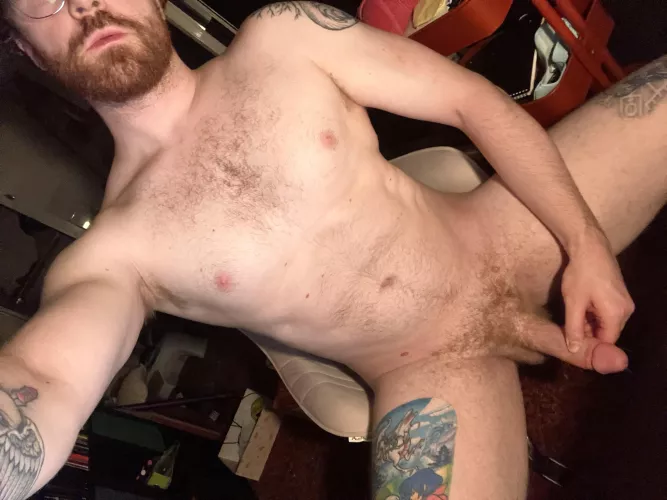 Chilling at my desk, about to get some work done. Unless..?