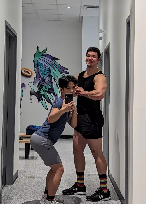 Couples who train together, gain together πβ€οΈπͺ