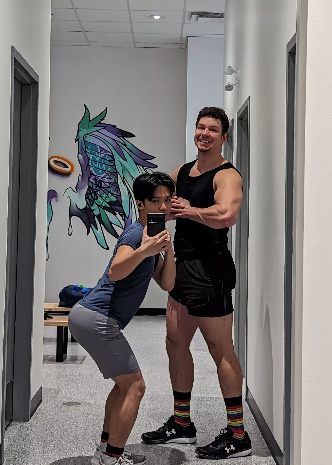 Couples who train together, gain together 😁❤️💪 Couples who train together, gain together 😁❤️💪