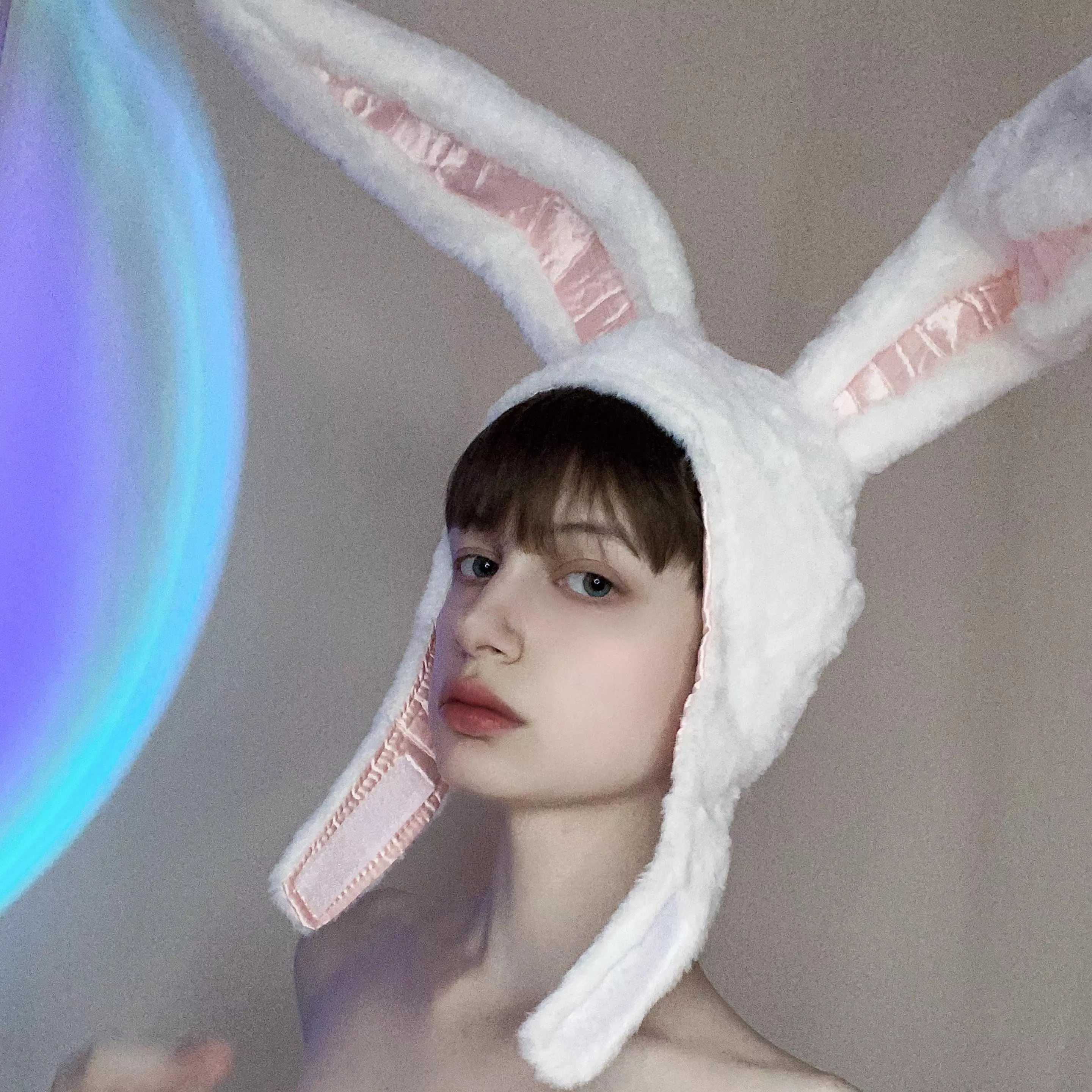 Do you like my bunny hat?:3