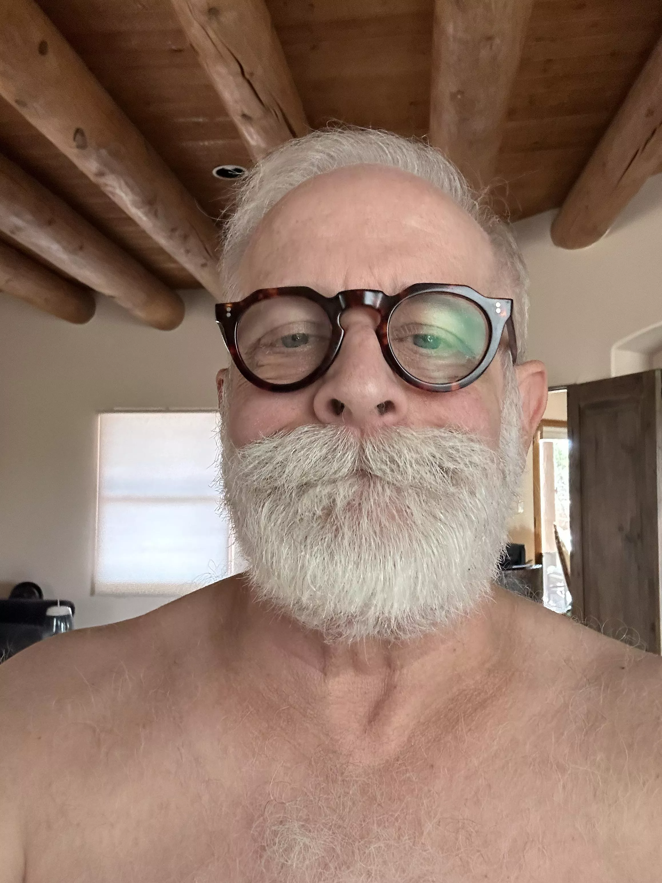 Fixed my beard and mustache…I think I did a good job.