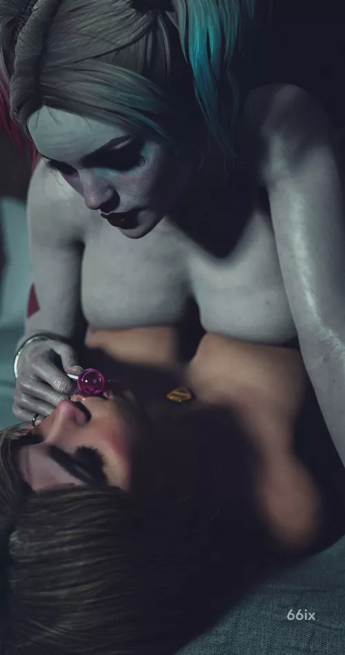 Harley and Supergirl (66ix)