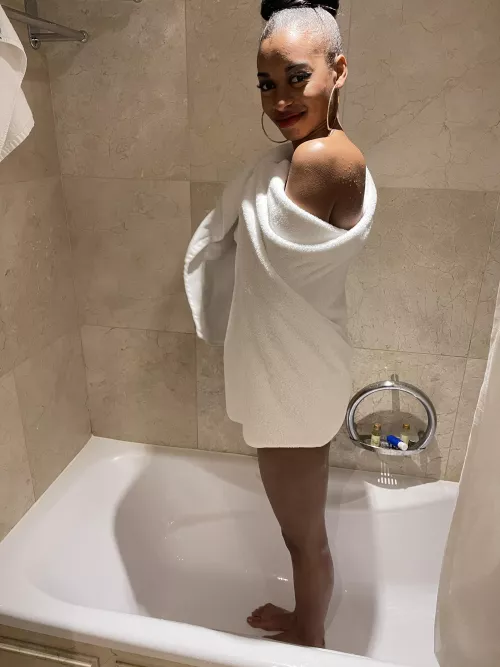 I just out of the shower pervs.