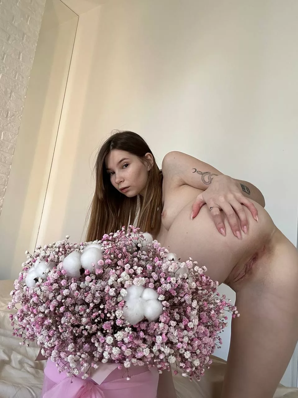 I'd like to feel your firm sauce inside my tiny hole