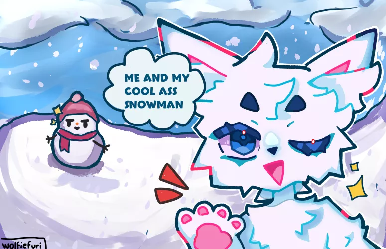 just got into making furry art! any tips on how i can improve? (art by me)