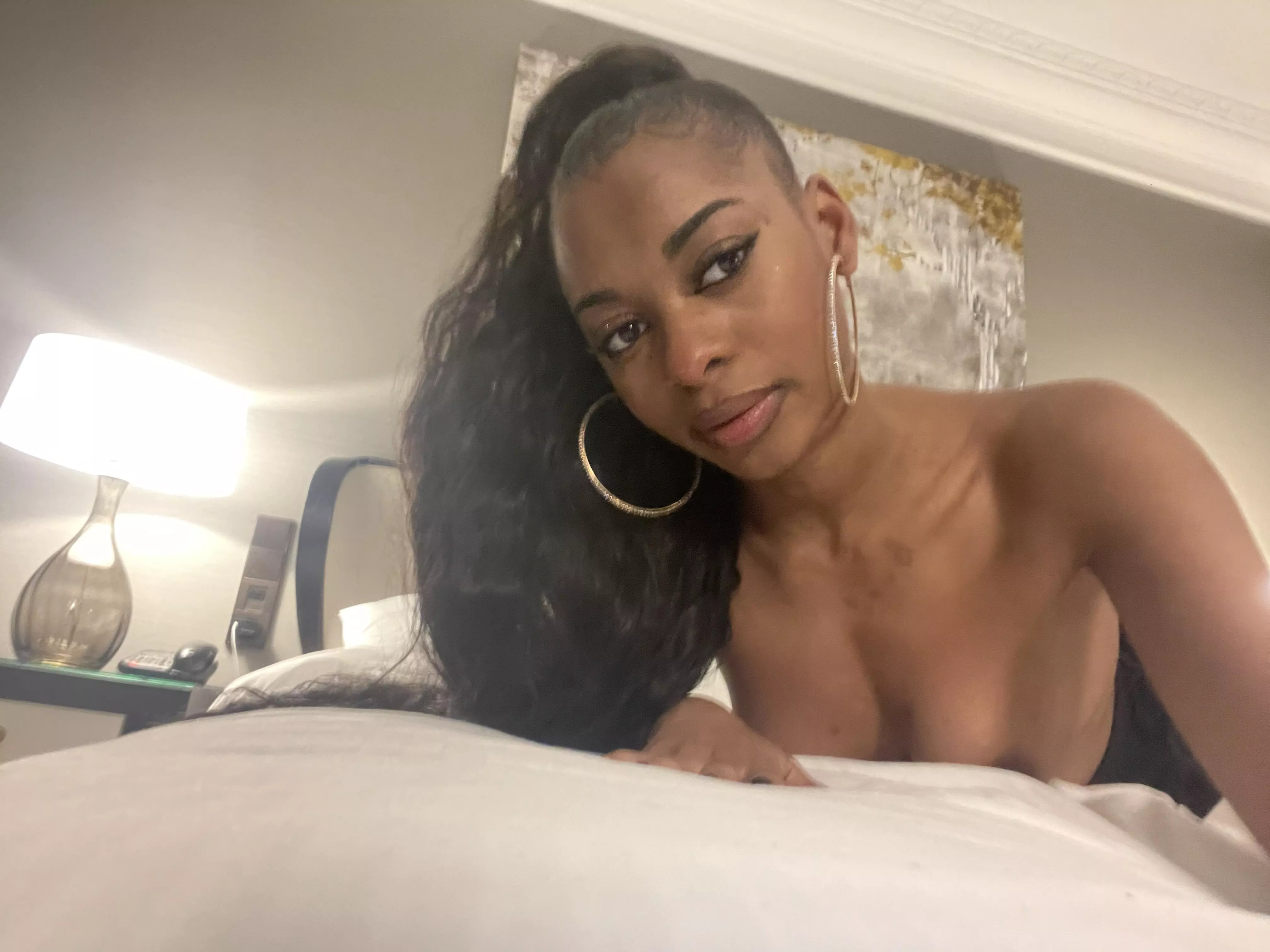 Laying naked alone. I need someone to join me.