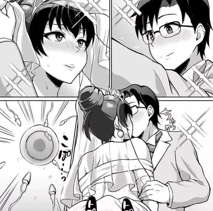 LF Mono Source: 1boy, 1girl, bare shoulders, black hair, bridal veil/wedding veil, bride, crown, earrings, eye contact, fertilization, foreign text, from behind, glasses, groom, impregnation, kiss, marriage, ovum, sfx, short hair, single hair bun, smile, LF Mono Source: 1boy, 1girl, bare shoulders, black hair, bridal veil/wedding veil, bride, crown, earrings, eye contact, fertilization, foreign text, from behind, glasses, groom, impregnation, kiss, marriage, ovum, sfx, short hair, single hair bun, smile,