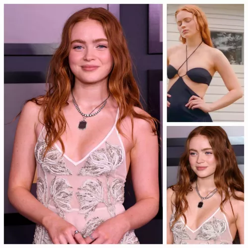 Make me goon for Sadie Sinks pretty face and tight body