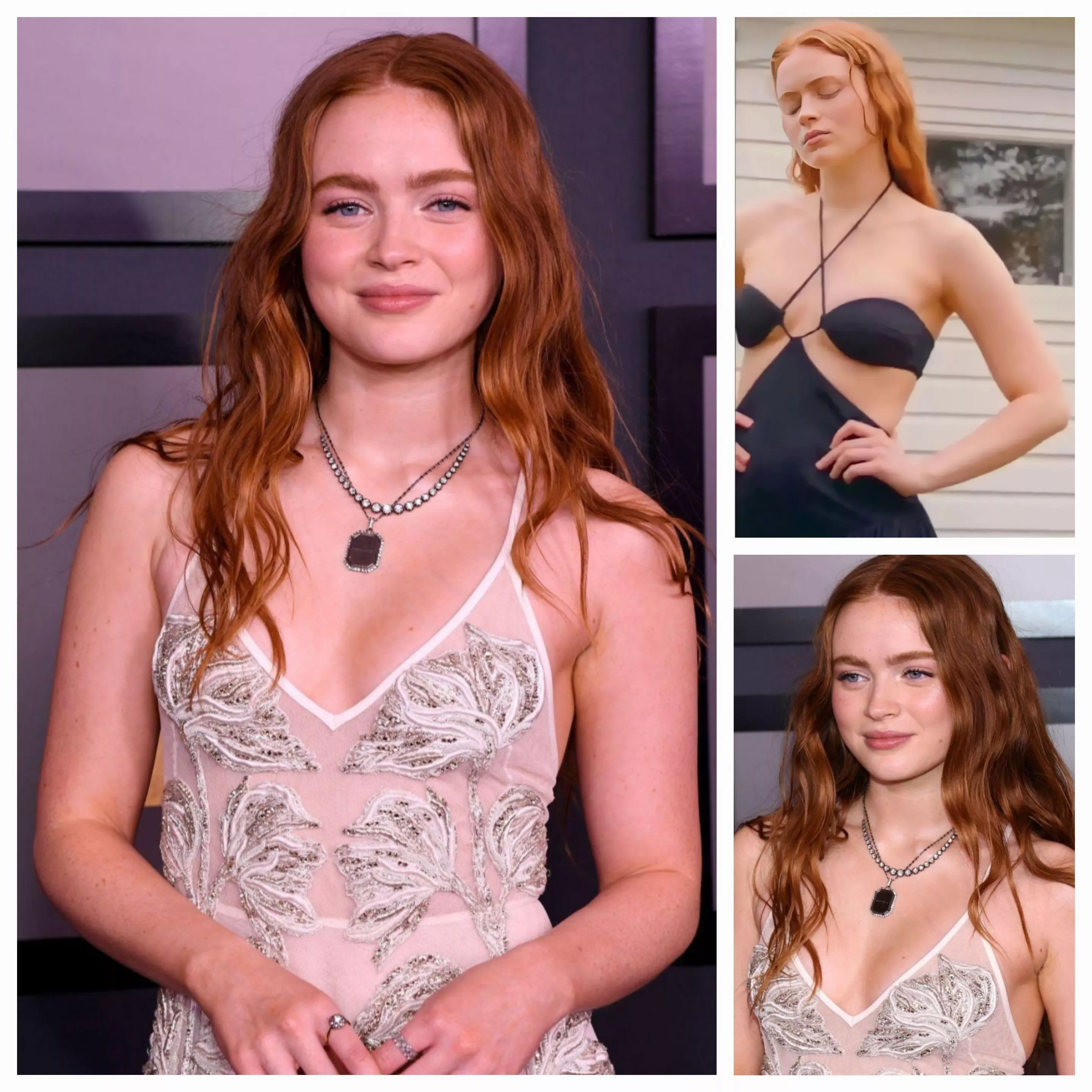 Make me goon for Sadie Sinks pretty face and tight body