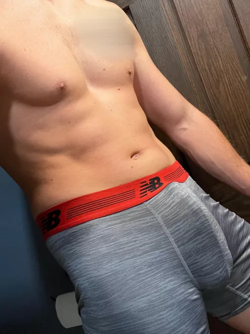Morning wood bulge