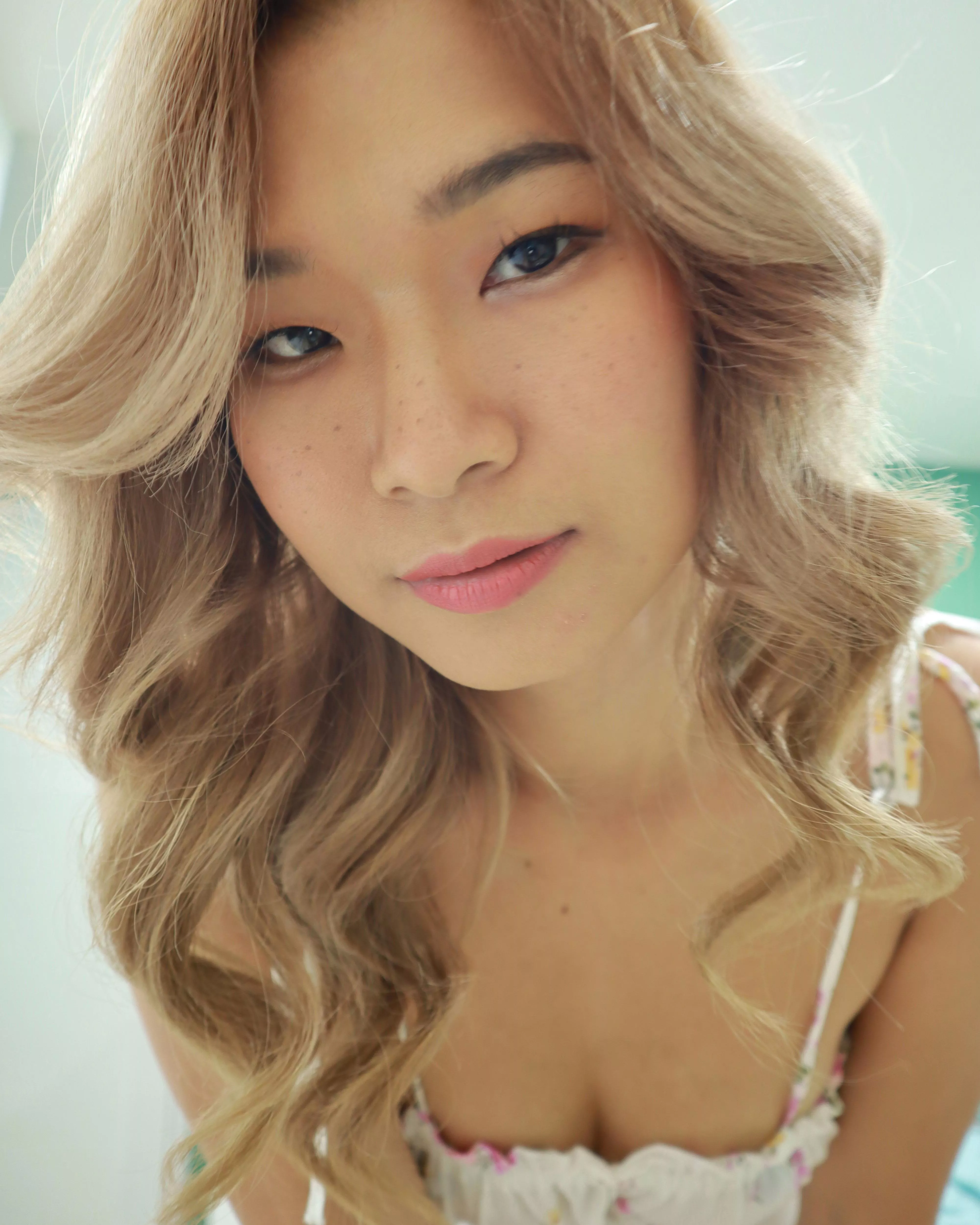 my freckled ginger blonde