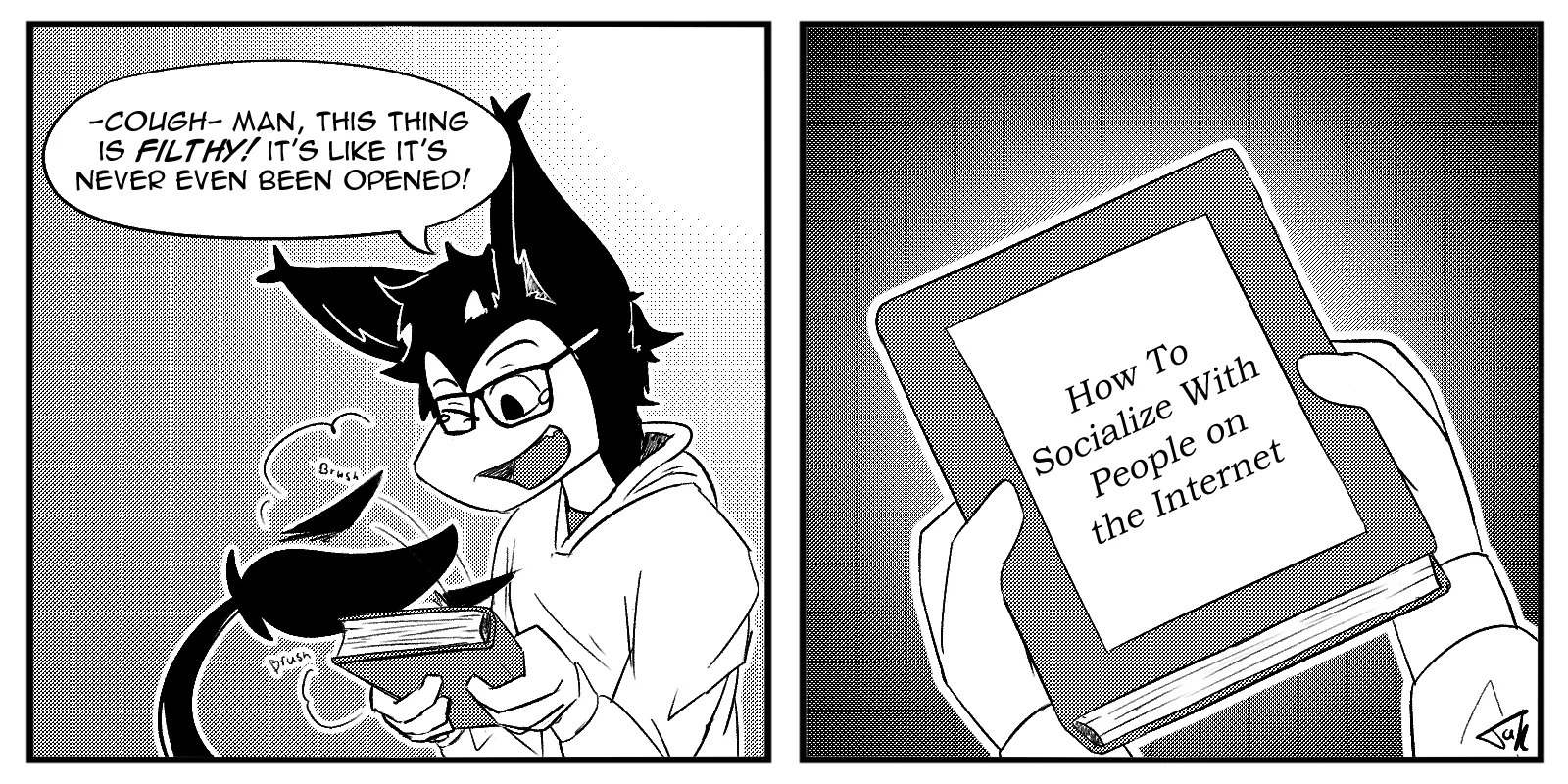 Old Book (comic by me)