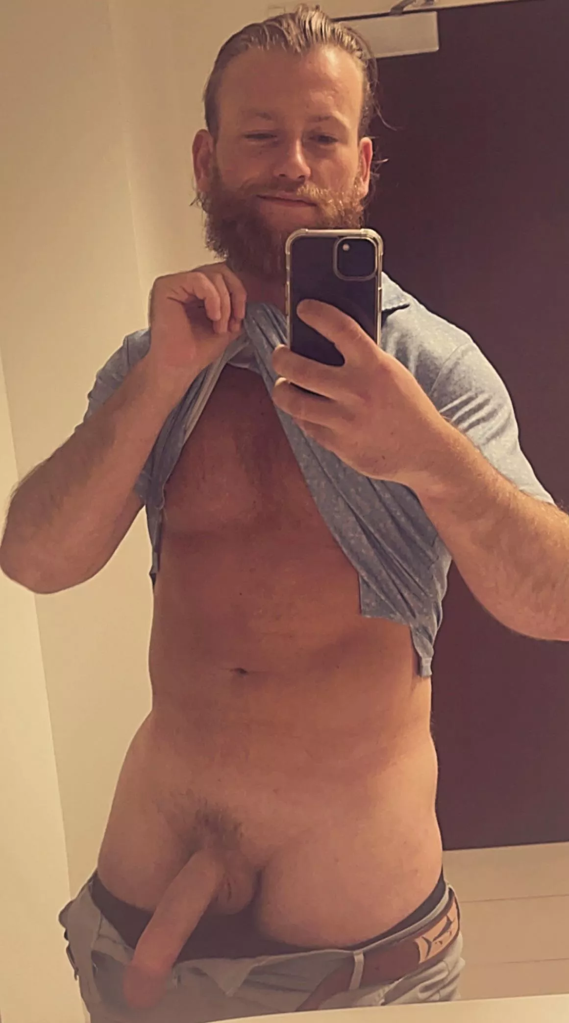 Quick bathroom break at work…