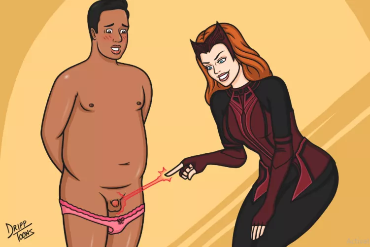 Scarlet Witch teaches a smug frat boy a lesson