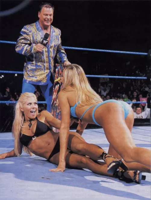 Stacy Keibler and Torrie Wilson