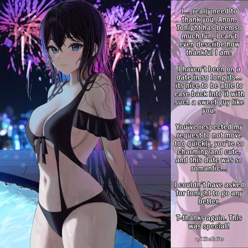 Super wholesome first date! [Male POV][Good guy][Romantic][Fireworks][Swimsuit][Pool]