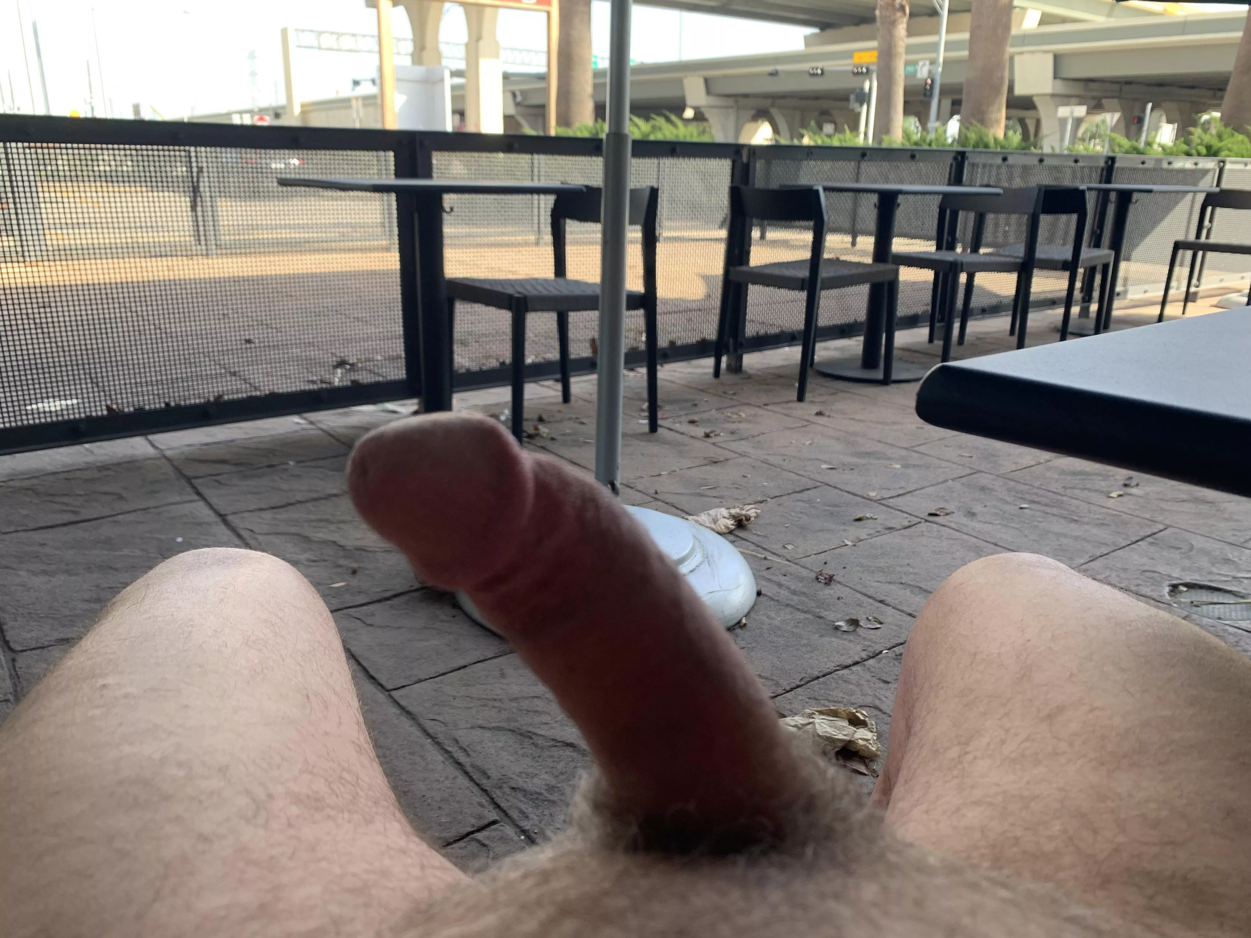 Was a great naked morning on the Starbucks patio
