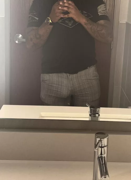 Wearing the wrong pants to work