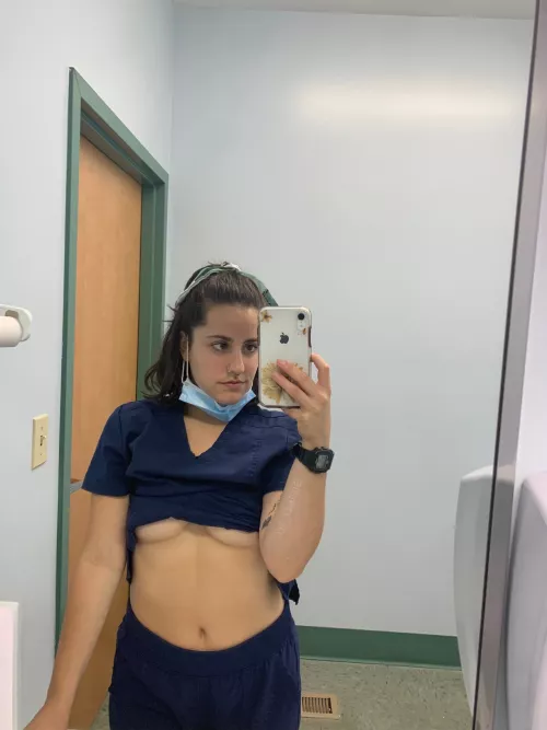 would you feel me up during work?