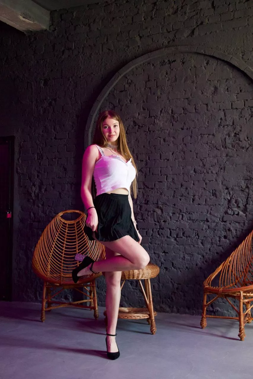 You want to look under the skirt