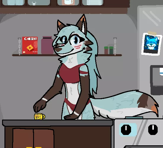 Ammy's Morning Coffee (Art by Me)