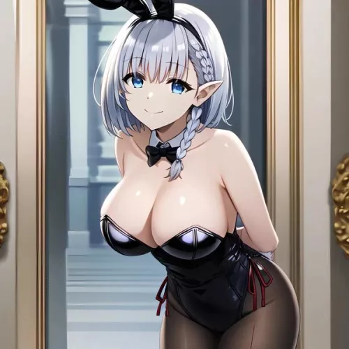 Beta who and in Cosplay bunny. (the eminence of Sadow)