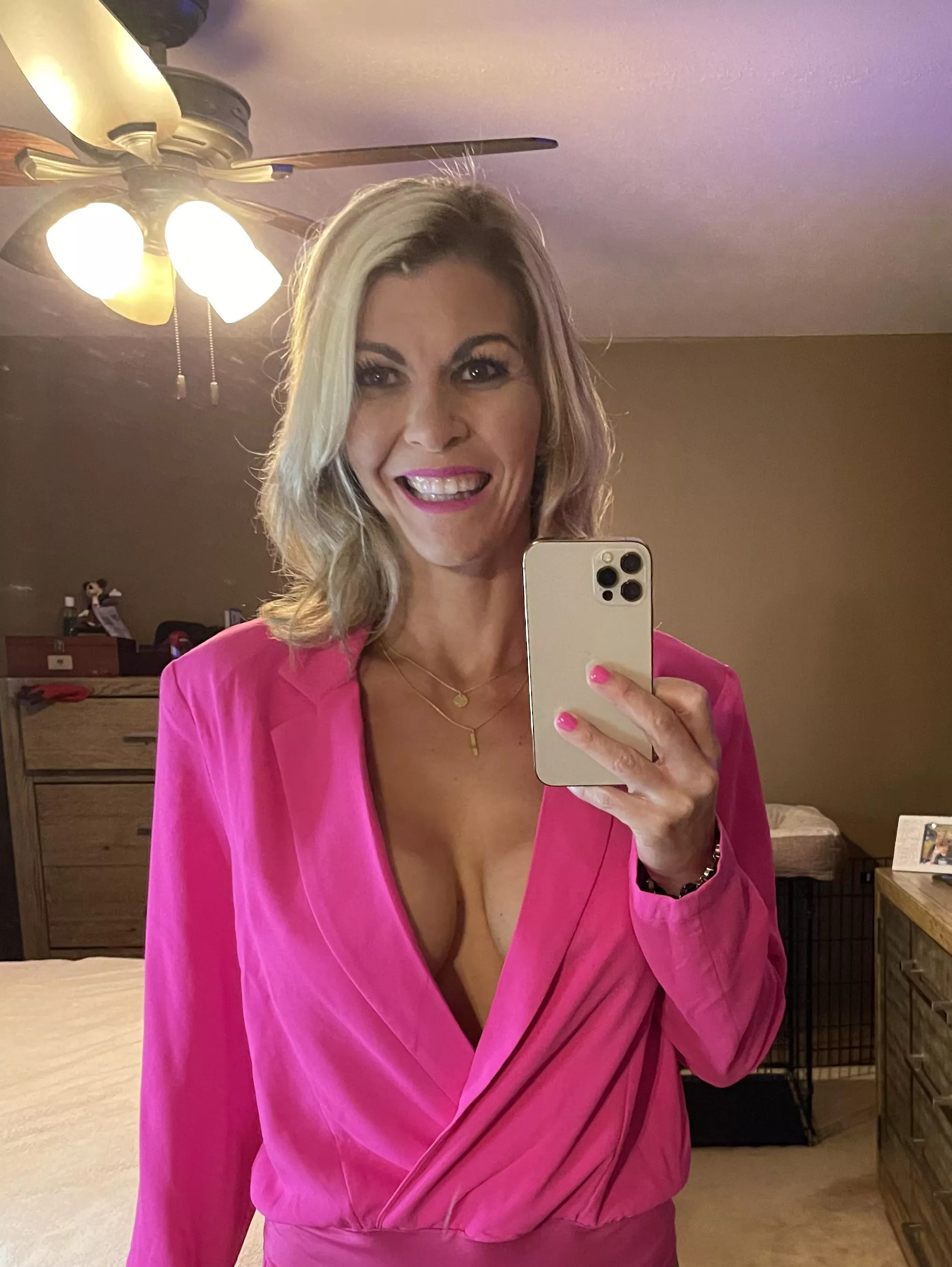 Date Night! Hope you like a MILF going Braless!