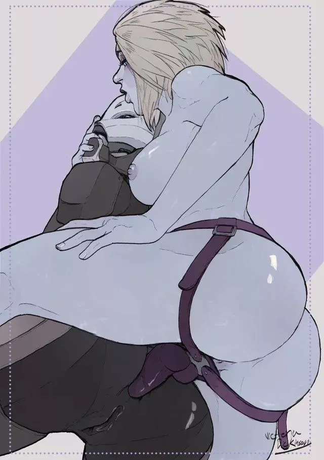 Elsie taking Mara Sov’s strap (Kotori Mouchi) [Destiny]