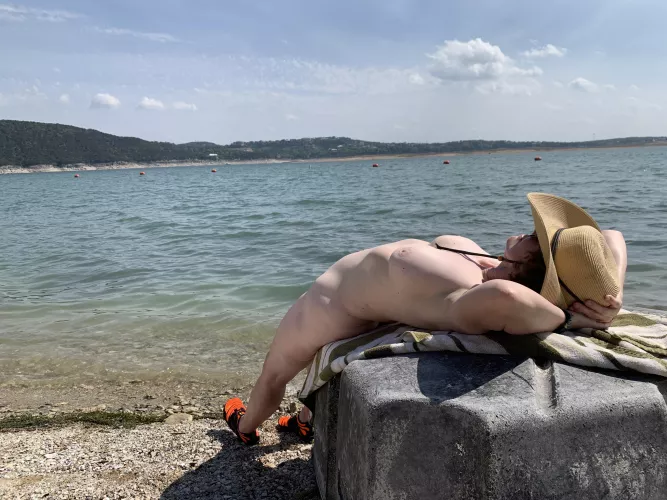 First time at Hippie Hollow in Austin Texas