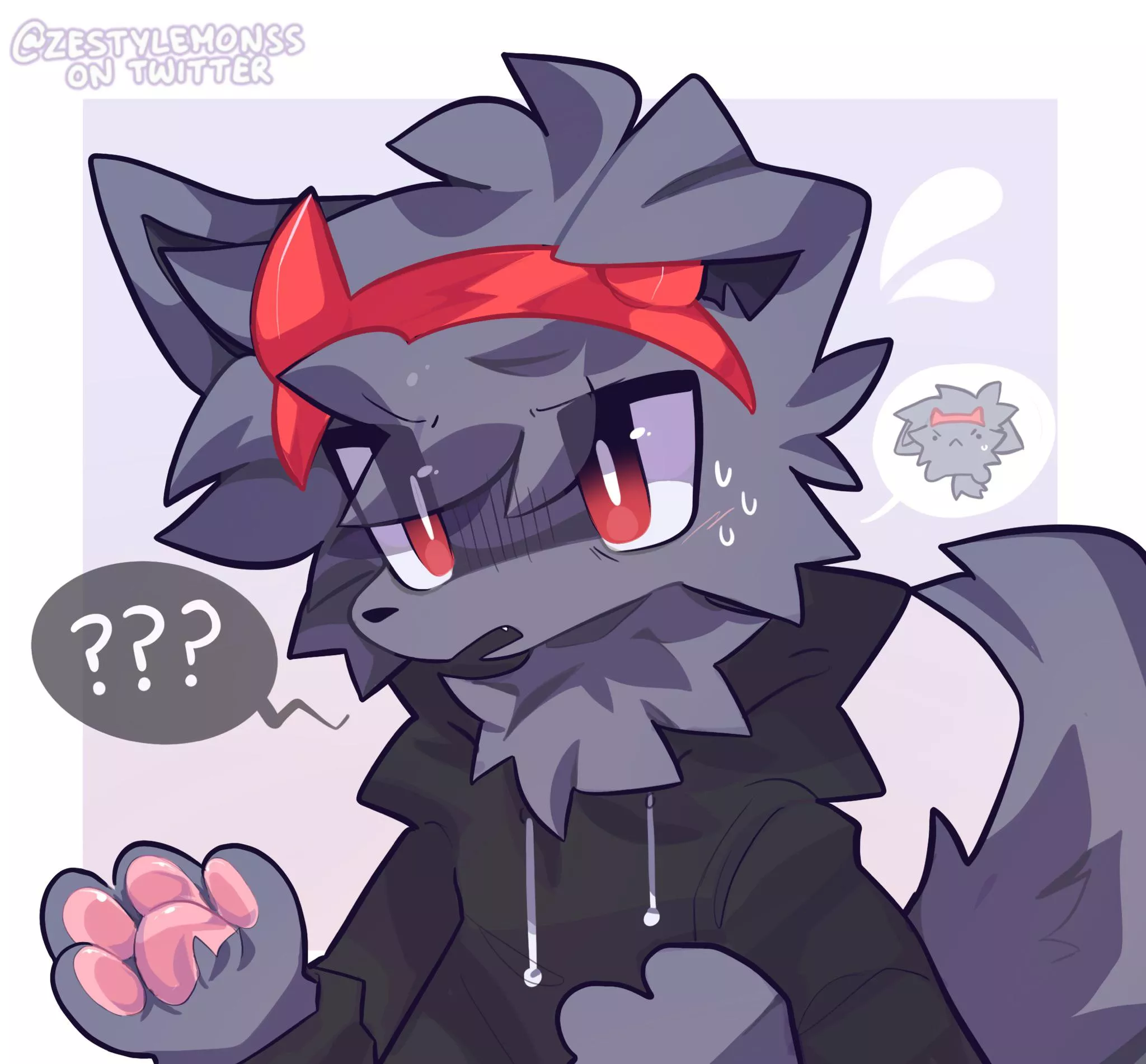 got turned into a dog [ art by me @zestylemonss on twitter ]