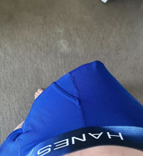 Hanes can barely contain