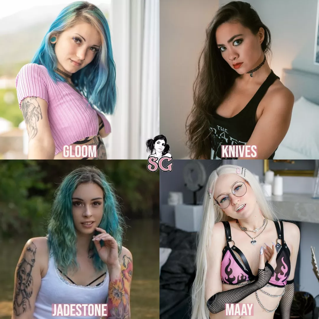 Help choose which model should be our profile icon for the month of April! We'll give away 3 free memberships 🎀