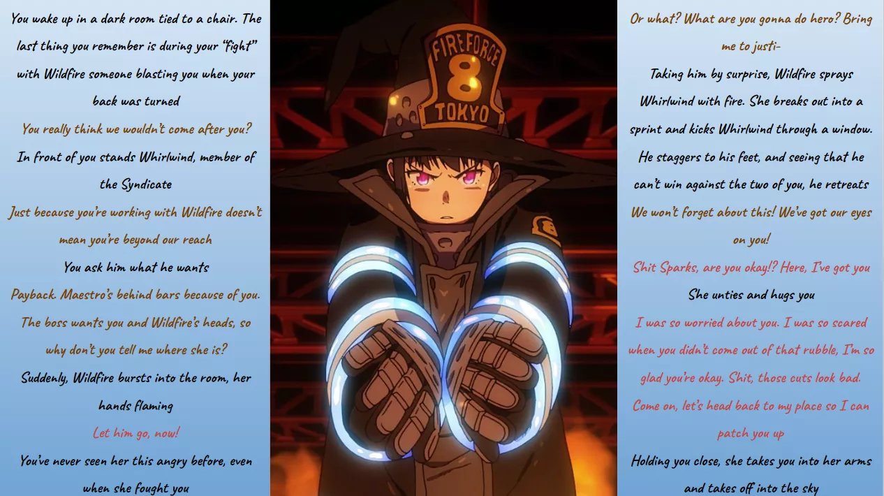 Hero Falls In Love With The Villain Pt.4 [Rescue] [Wholesome] [No Sex]